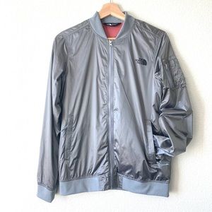 The North Face Gray Bomber Jacket